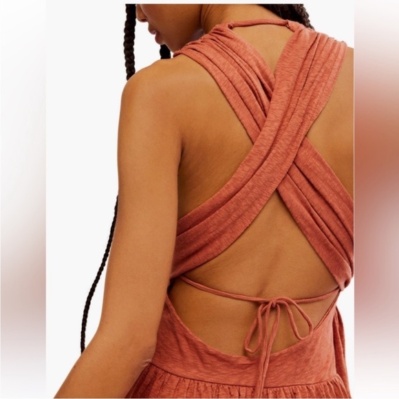 Free People Selena Convertible, Halter Maxi Dress Size Medium - Picture 4 of 12